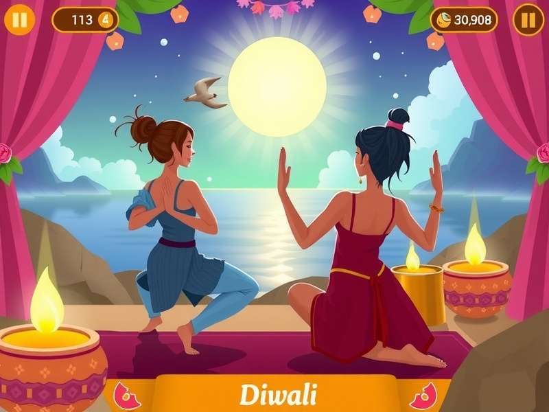 Celestial Yoga Adventure Diwali Event