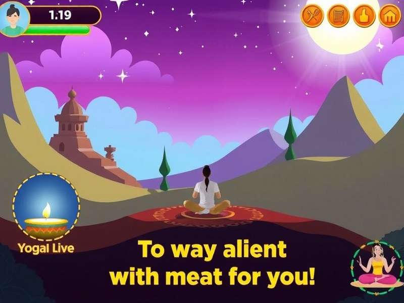 Celestial Yoga Adventure Game Screenshot